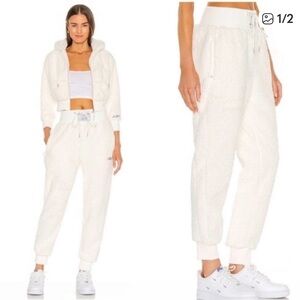 Adam Selman Sport white joggers. New without tags